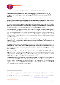 FHK-Stellungnahme Koalitionsvertrag Ampel