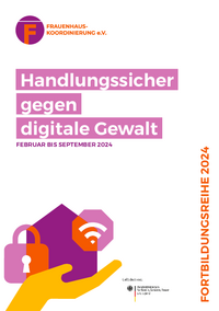 Flyer Fortbildungsreihe Digitale Gewalt 2024