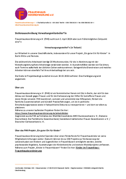 PDF Stellenausschreibung Verwaltung