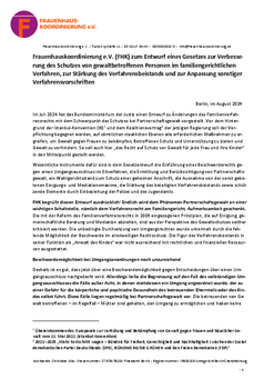 Abbildung Zusammenfassung Stellungnahme FHK zu FAmFG