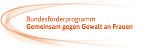 Logo BMFSFJ - Bundesförderprogramm gegen Gewalt an Frauen
