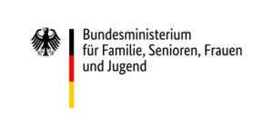Logo Bundesministerium für Familie, Senioren, Frauen und Jugend (BMFSFJ)